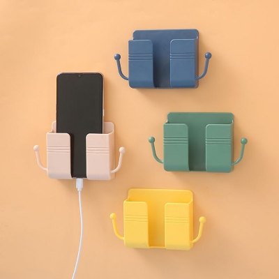 Picture of 1pcs Wall Mounted Mobile Phone Charging Stand and Multipurpose Storage Mobile Phone Holder Bracket