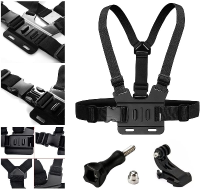 Picture of Chestmount strap for mobile smart phones and action camera - Black