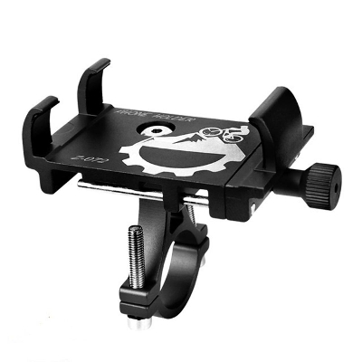 Picture of BG-87 Aluminum Motorcycle Bike Bicycle Full Metal Bike Phone Holder Handlebar Mount - Black