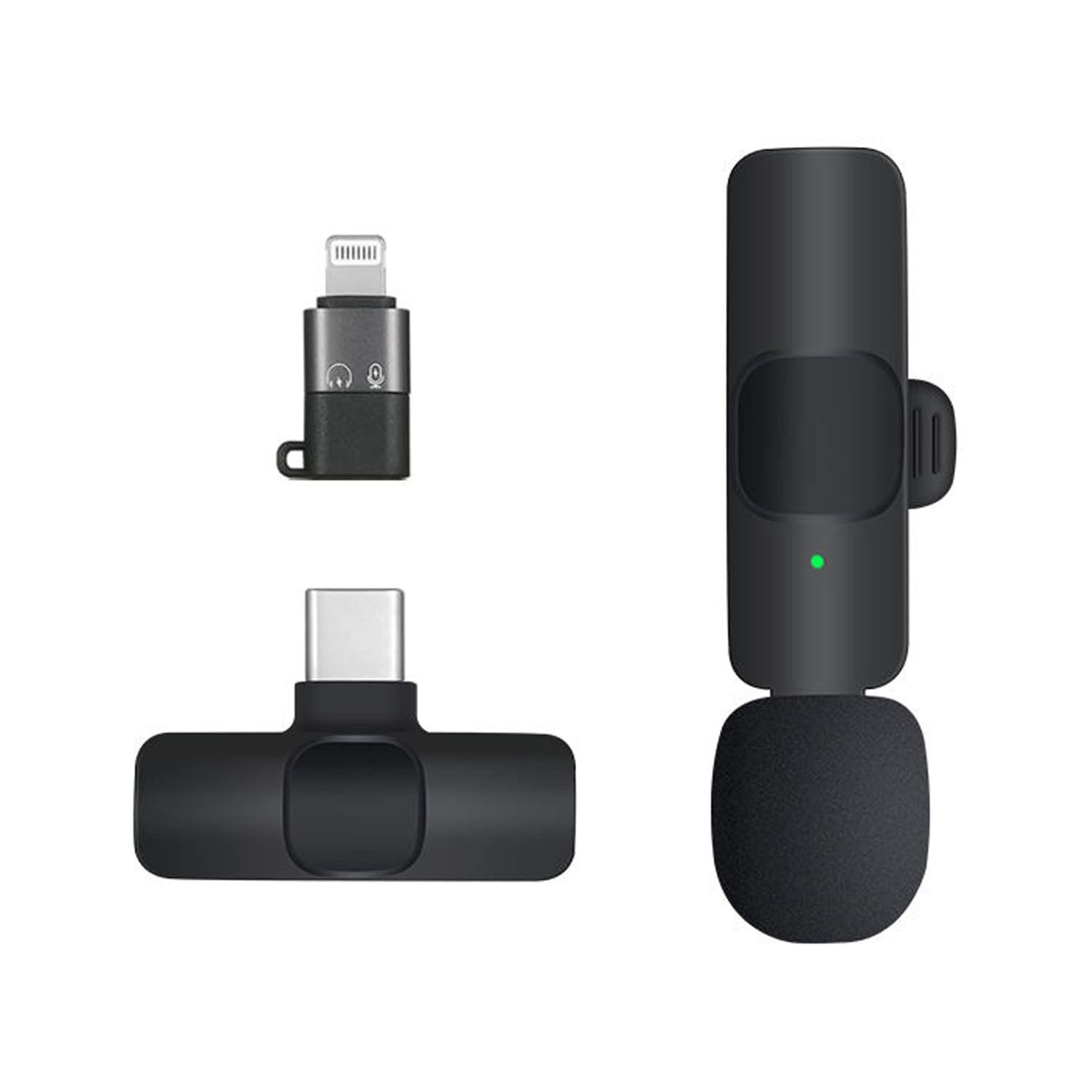 Picture of K8 Wireless Microphone Professional Lapel Lavalier Microphone Remove Noise For Type C Microphone