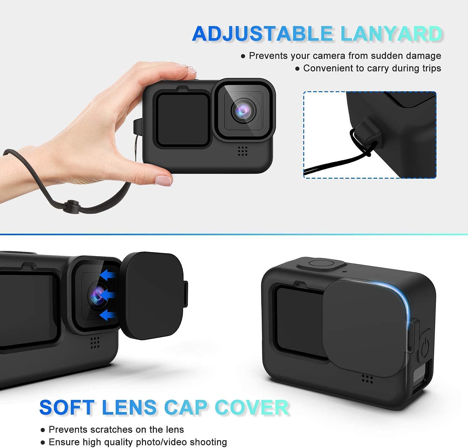 Picture of Silicon Cover for GoPro Hero 9/10/11/12/13 - Black