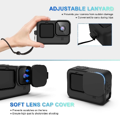 Picture of Silicon Cover for GoPro Hero 9/10/11/12/13 - Black