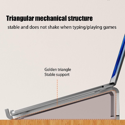 Picture of V3.3 Laptop Stand For Macbook & Laptop Folding Adjustable Aluminum Allay Laptop Tablet Stand Notebook Tablelaptop Holder Heat Dissipation