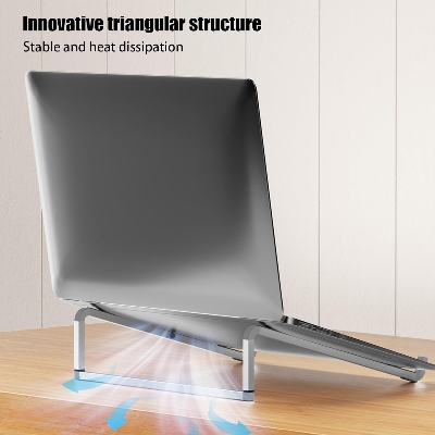 Picture of Slim Adjustable Laptop Stand – Portable & Ergonomic Desk Design