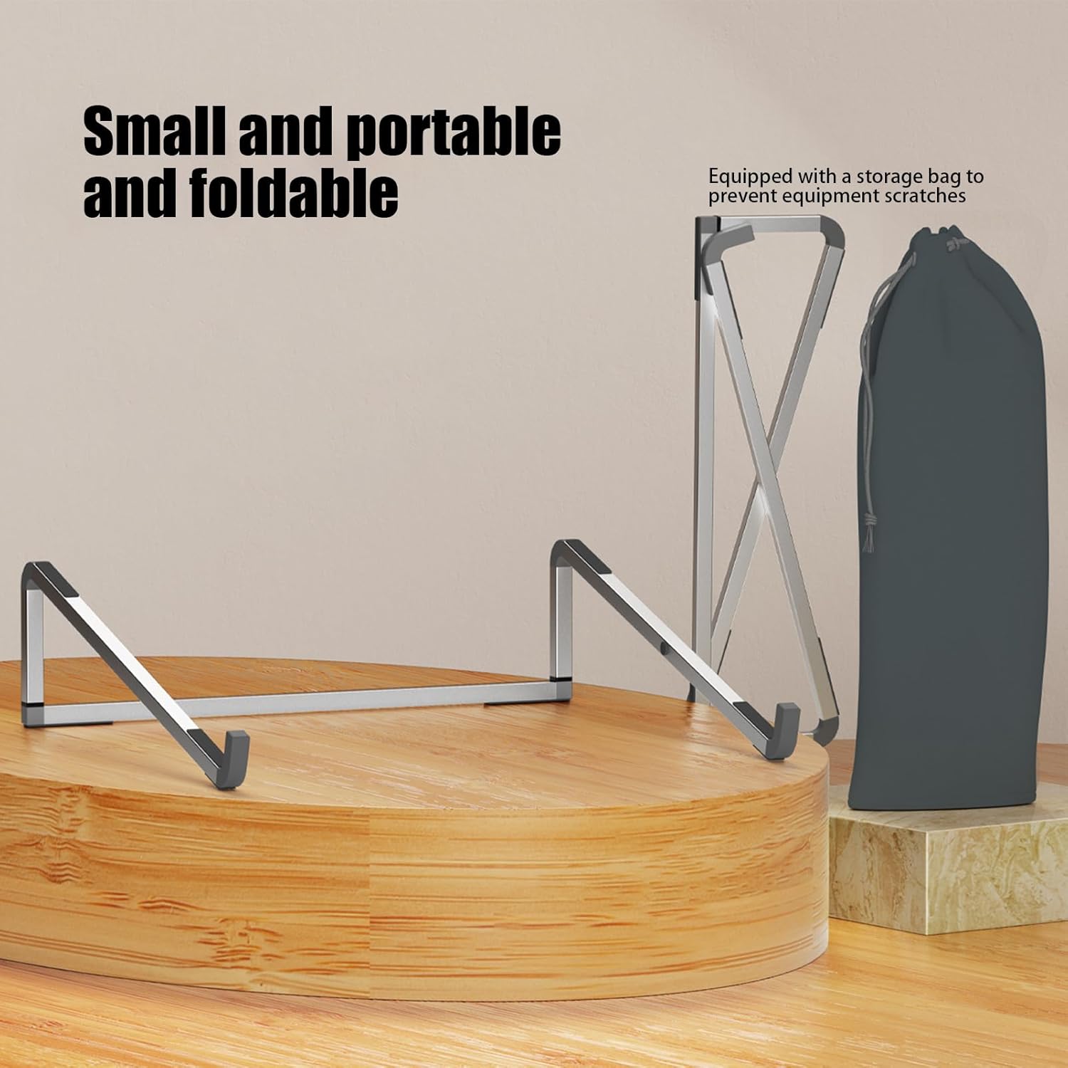 Picture of Slim Adjustable Laptop Stand – Portable & Ergonomic Desk Design