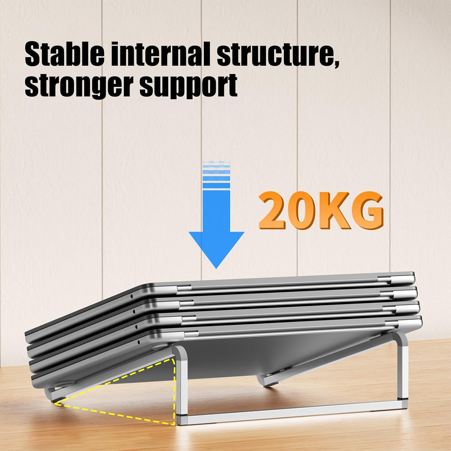 Picture of Slim Adjustable Laptop Stand – Portable & Ergonomic Desk Design