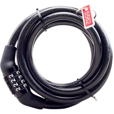 Picture of 4 digit set password safety helmet lock - cycle accessories - Black