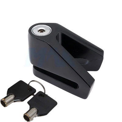 Picture of Mayate 6mm Disk Lock for motorcycle. Black - Black