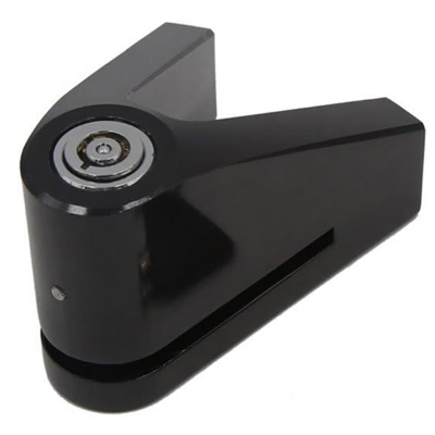 Picture of Mayate 6mm Disk Lock for motorcycle. Black - Black