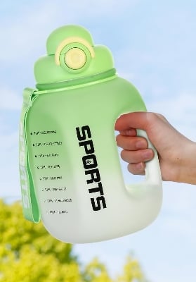 Picture of ProX Large Capacity High Quality Plastic Water Bottle -Green-2600ml