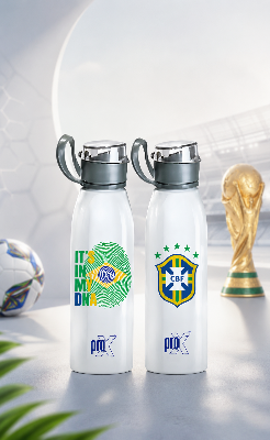 Picture of 500ml World Cup Edition Single Layer SS Non-Thermal Water Bottle -Brazil