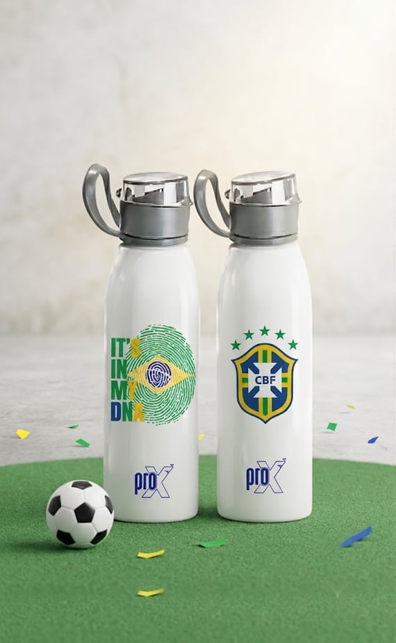 Picture of 500ml World Cup Edition Single Layer SS Non-Thermal Water Bottle -Brazil