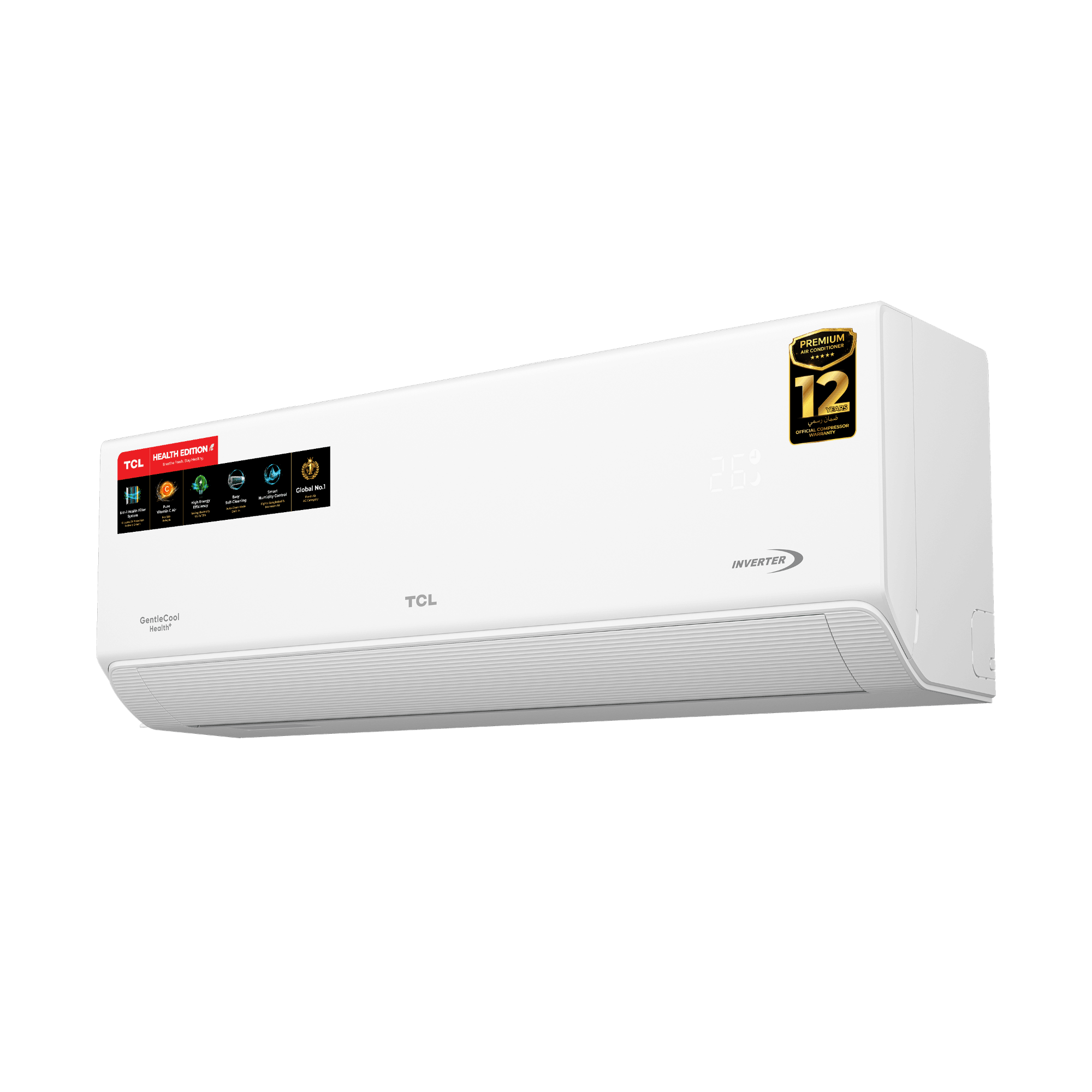 Picture of TCL 1 Ton GentleCool Health+ Full DC Inverter AC – TAC-12CSD/TPH21)