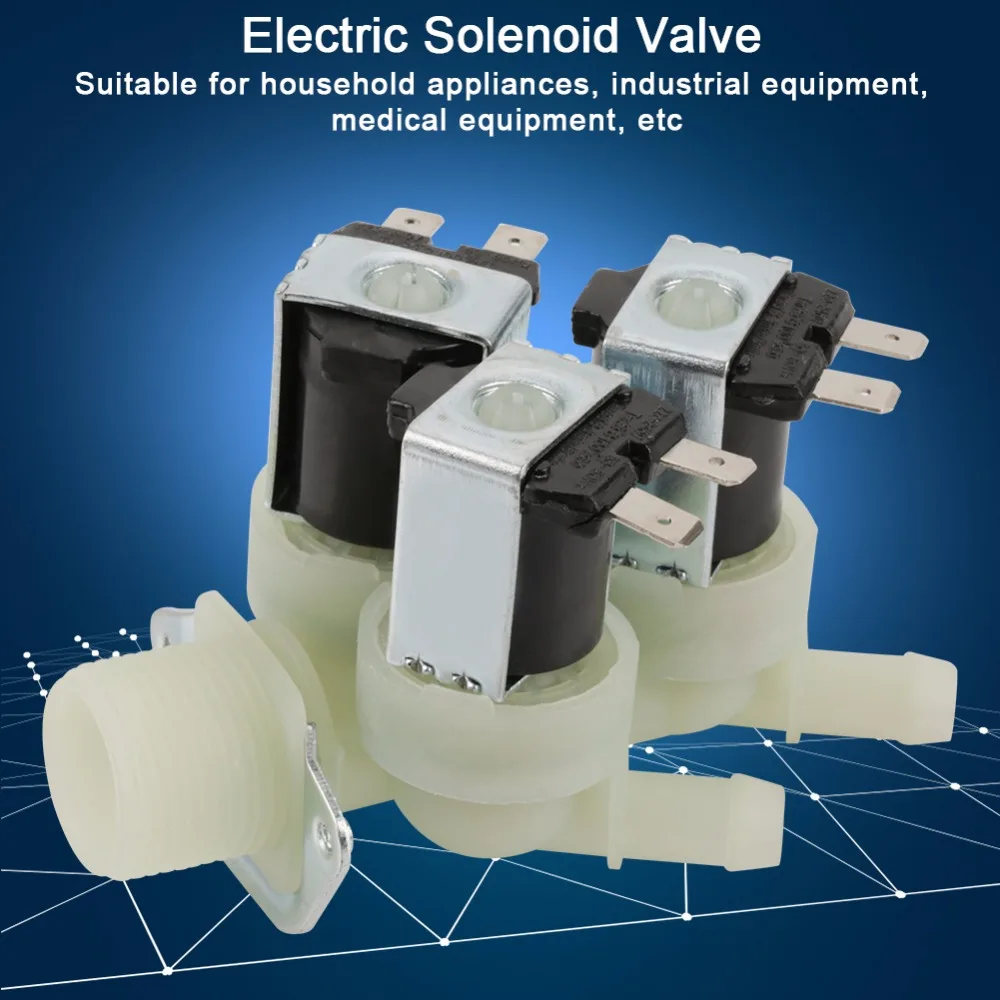 washing machine water inlet valve, water inlet valve, washing macheine.Solenoid Valve. three-way 220V AC