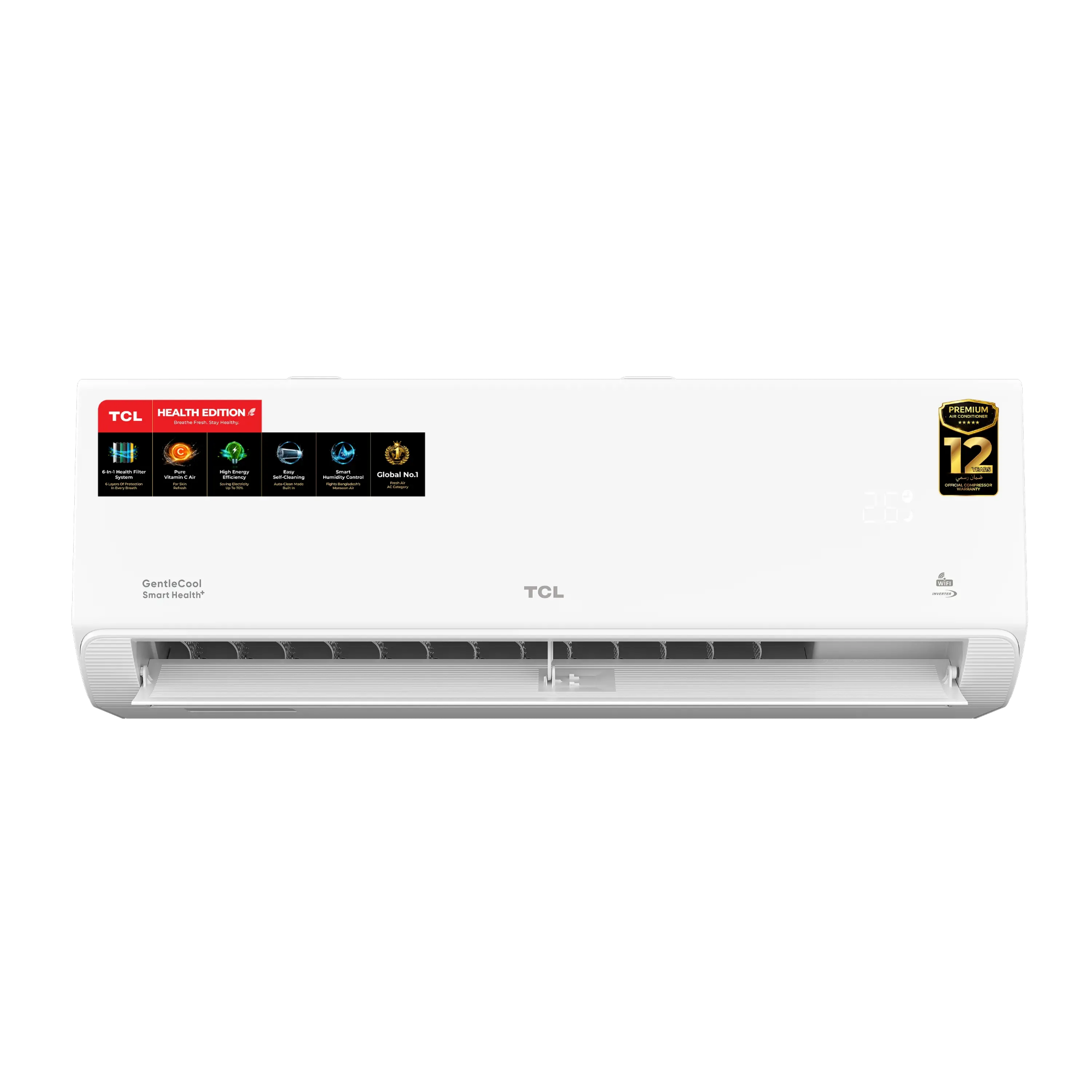 Picture of TCL 2 Ton GentleCool Smart Health+ Full DC Inverter AC | WiFi Control | (TAC-24CSD/TPH21)