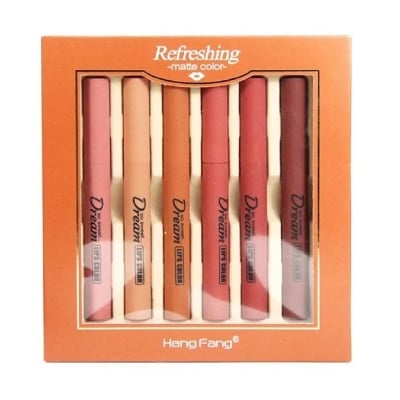 Picture of Heng Fang Dream Lips Color Matte Lipstick 6pcs Set - Shade(6)- Pack Size (26)