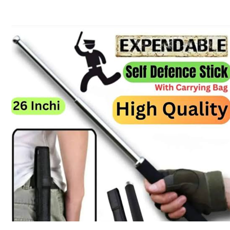 Picture of 3 step metal stick.self-defense.