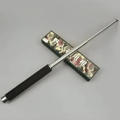 Picture of 3 step metal stick.self-defense.