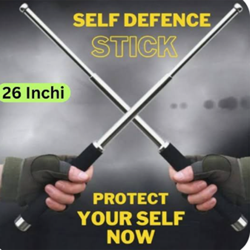 Picture of 3 step metal stick.self-defense.