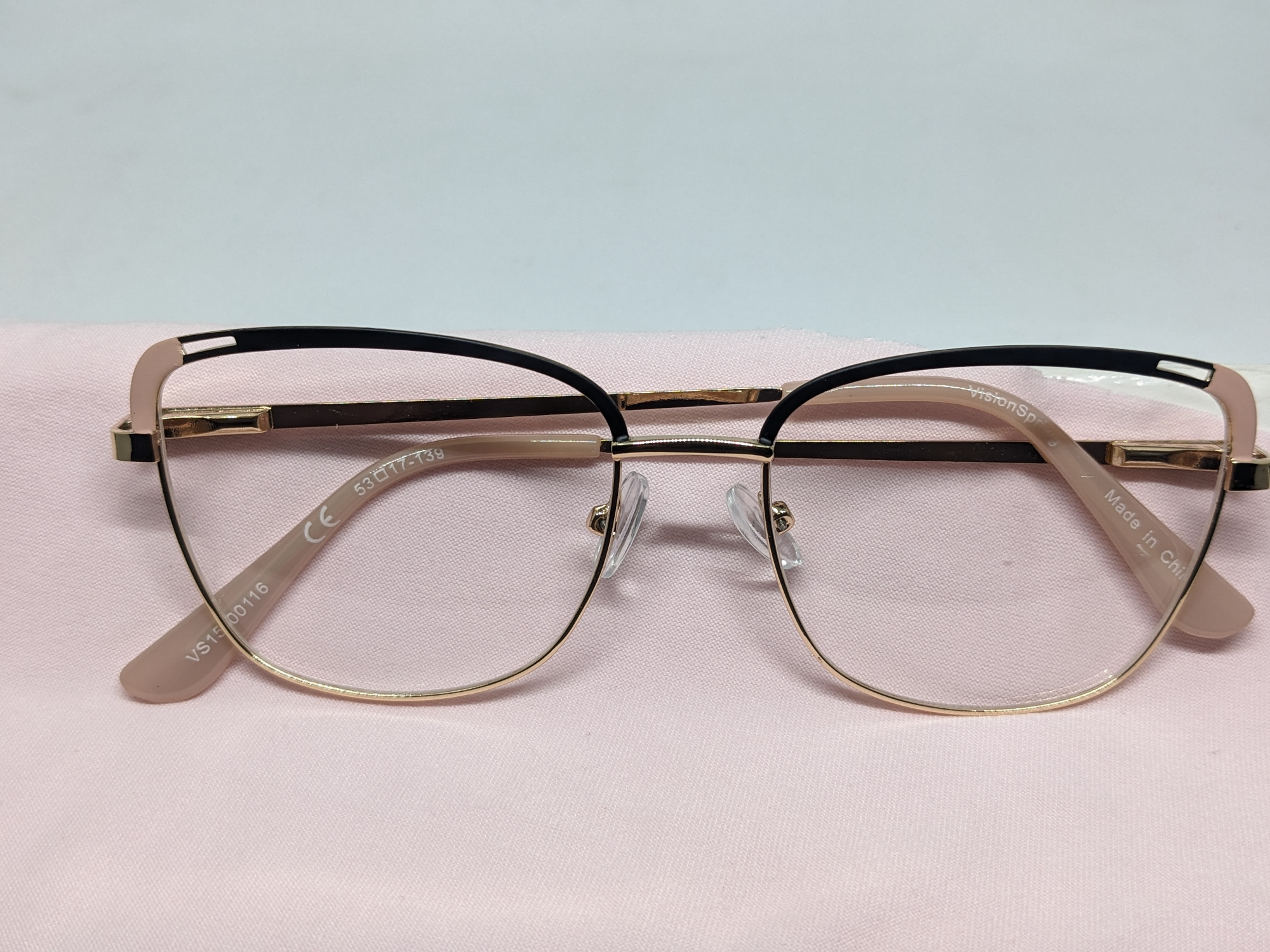 Picture of Adults Frames Metal  Spring Hinge Shiny Gold