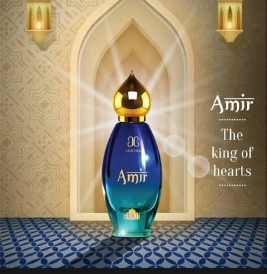 Picture of Arochem-Amir Perfume Long Lasting Natural Attar 9 ML Roll On --Blue