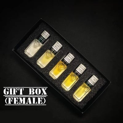 Picture of Elevate Your Fragrance Collection with a Gift Box of 6 Perfumes Based on Attar - The Perfect Gift for Her-Multicolor