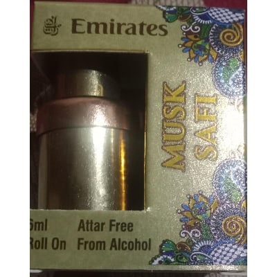 Picture of Musk Safi Emirates Perfume Oil 6 ml Made in Dubai, UAE-Gold