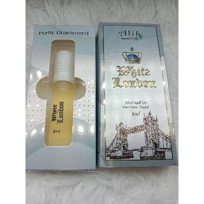 Picture of White London attar by Alif (Alif new collection) 8 ml roll on long lasting fragrance-White
