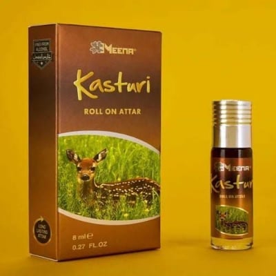 Picture of Brown Concentrated Perfume Oil Meena Kasturi Roll On Attar