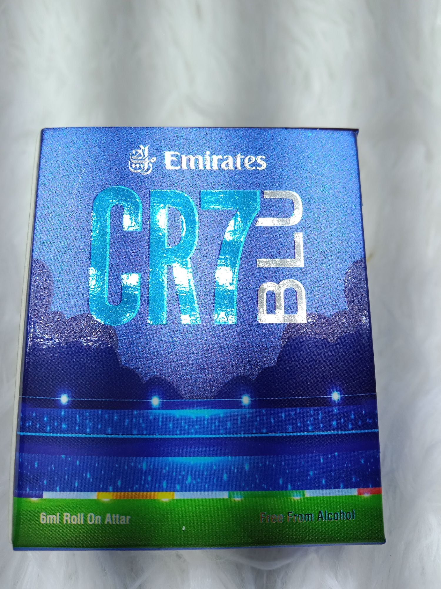 Picture of Cr7 Blu Play It Cool Cristiano Ronaldo For Men Emirates Limited Addition 6ml Perfumes Roller.USE FOR MEN-Blue