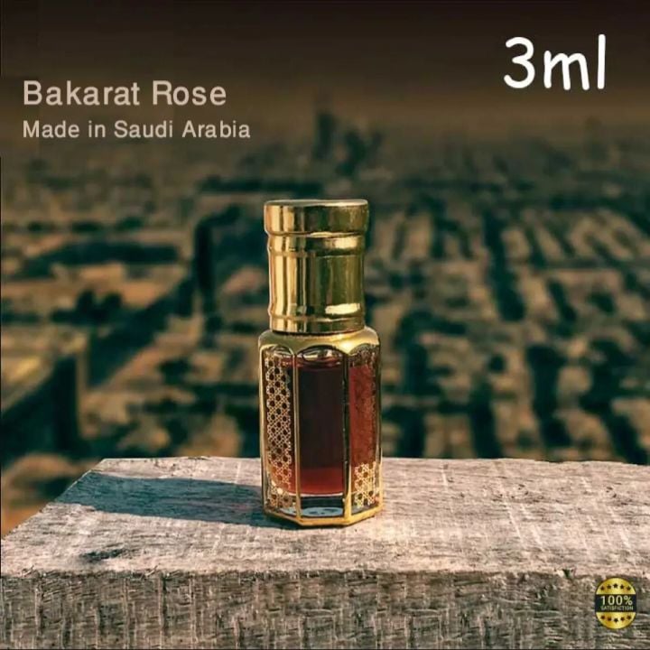 Picture of Bakarat Rose -Made in Saudi Arabia -Premium Moder Arabian Attar | 3ML | -Gold