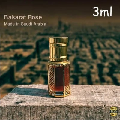 Picture of Bakarat Rose -Made in Saudi Arabia -Premium Moder Arabian Attar | 3ML | -Gold