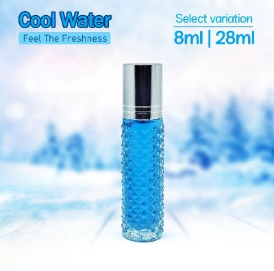 Picture of Cool Water-Made in Paris~France-Exclusive Premium Refreshing Long-Lasting Attar For Men-8ML | 28 ML |-Blue