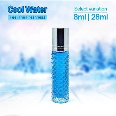 Picture of Cool Water-Made in Paris~France-Exclusive Premium Refreshing Long-Lasting Attar For Men-8ML | 28 ML |-Blue