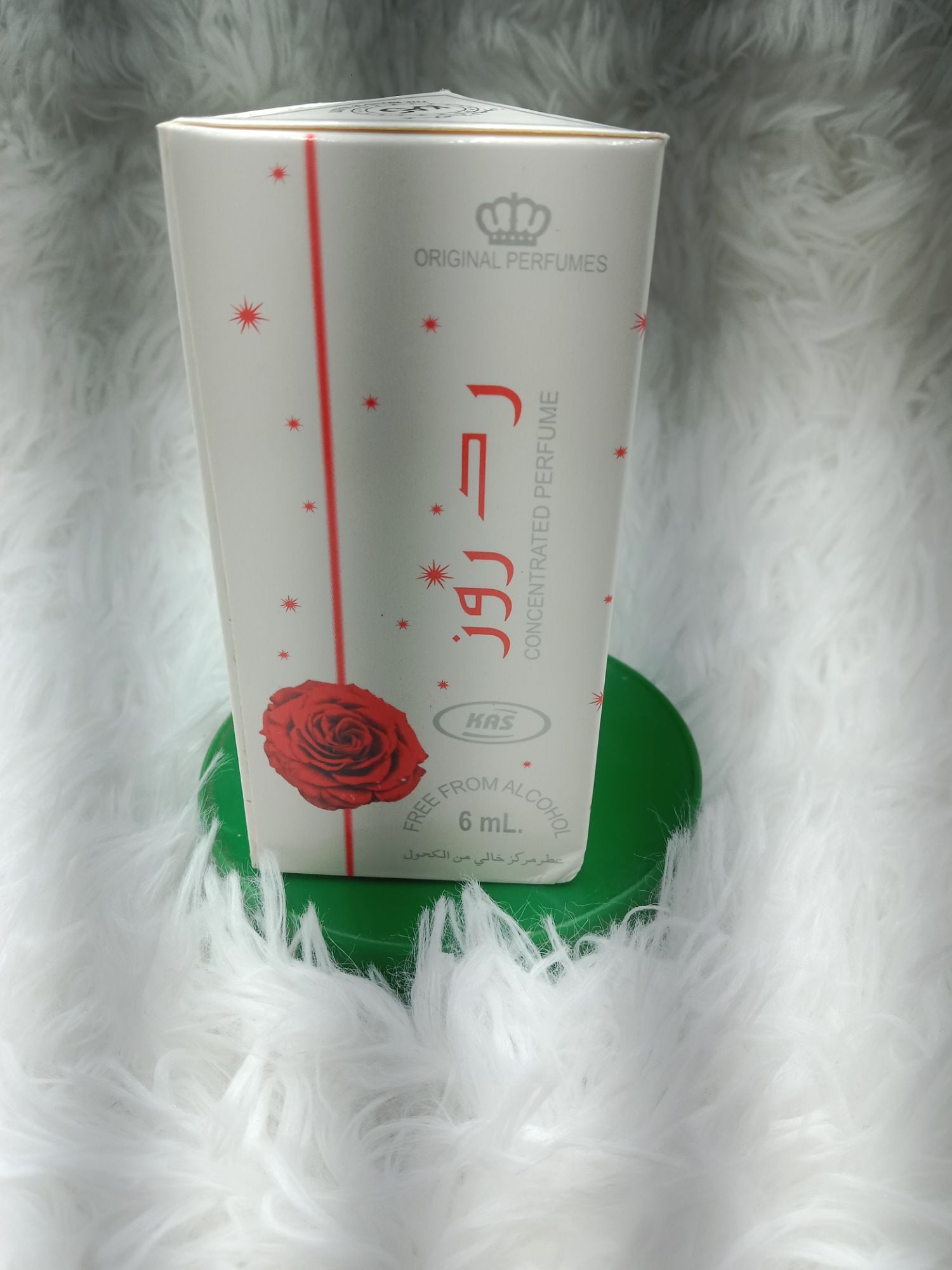 Picture of RED ROSE ATTAR 6ml By (Al-Rezaul) for Men | -Red