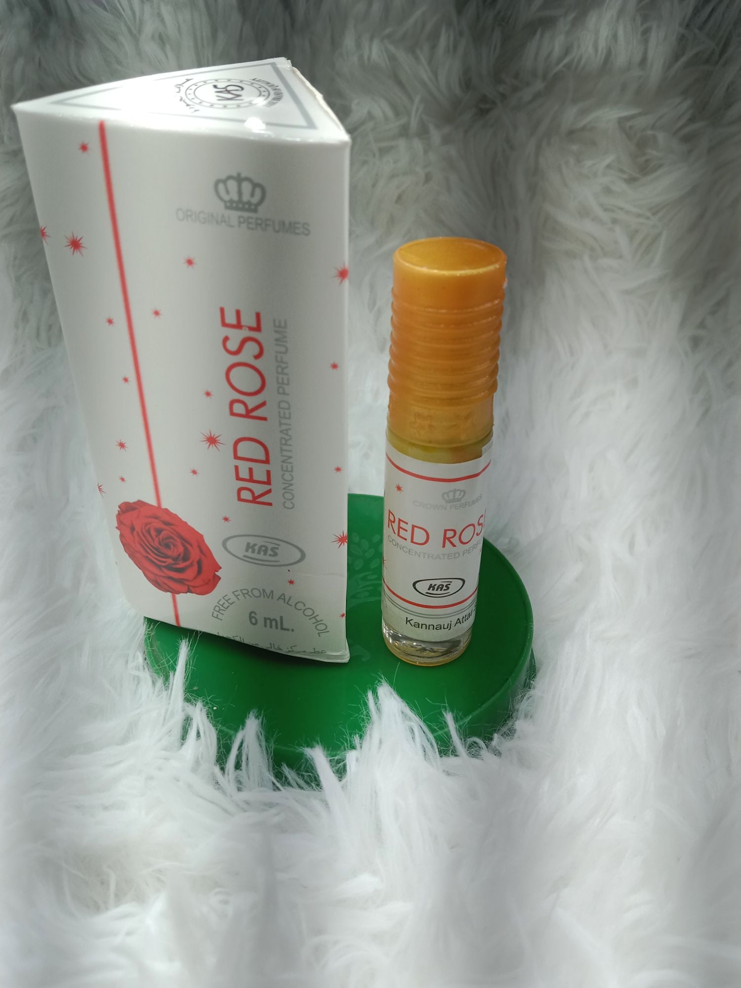 Picture of RED ROSE ATTAR 6ml By (Al-Rezaul) for Men | -Red