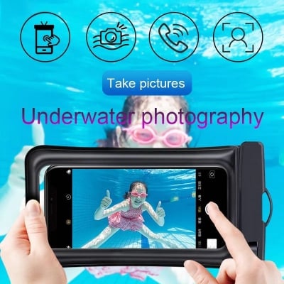 Picture of Universal Waterproof Bag Mobile phone waterproof protective sheath for iPhone 14 13 12 11 Pro Max Mini  Samsung huawei xiaomi-Multicolor