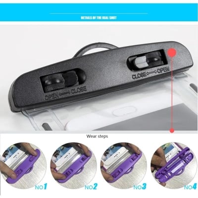 Picture of Universal Waterproof Bag Mobile phone waterproof protective sheath for iPhone 14 13 12 11 Pro Max Mini  Samsung huawei xiaomi-Multicolor