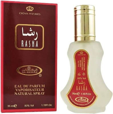 Picture of Al-Rehab-Rasha Eau De Natural Perfume Spray- 35 ml- For Men and Women (U.A.E) |-Red