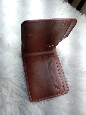 Picture of Mens Short Wallet Fashion Light Face Soft Leather Mens Horizontal Multifunctional Wallet | https://click.daraz.com.bd/e/_-Brown