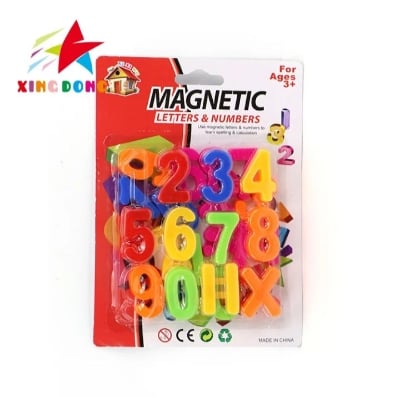 Picture of Magnetic Letters Numbers Symbols Toy ABC 123 abc  Magnetic Alphabet Kids Educational Learning Toy - Baby Toys |-Brown