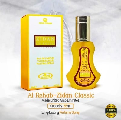 Picture of Al-Rehab-Zidan Classic  Natural Perfume Spray- 35 ml- For Men  (U.A.E) |-Yellow