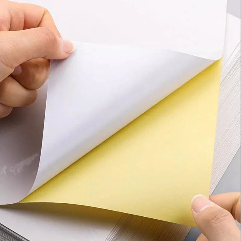 Picture of A4 210mm X 297mm Matt White Self Adhesive Easy Peeling Printable Sticker Paper For Inkjet Printer 10 Sheets Label Sticker-White