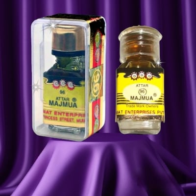 Picture of Nemat Majmua Attar 96 For Men Non Alcoholic Perfume Long Lasting Ator-Maroon