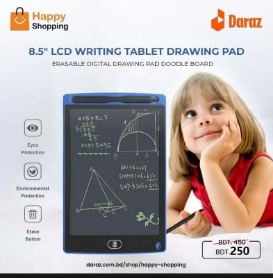 Picture of Lcd Tablet Writing 8.5 Inch LCD Drawing Tablet lcd electronic writing pad drawing board for children |-Black