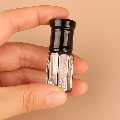 Picture of 3/6/12ML Luxury Golden Refillable Essential Oils Roll On Glass Bottles Empty Roller Perfume Bottle Cosmetics Sample Containers-Gold