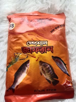 Picture of Saffron is used as a fishing bait in four or 100 grams |-Multicolor