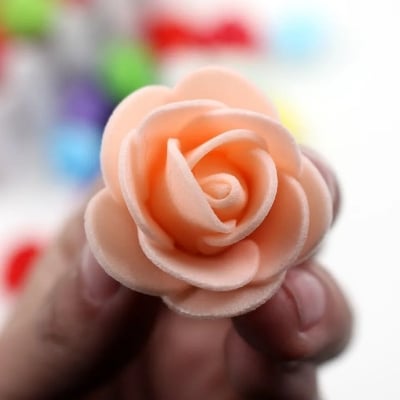 Picture of 100Pcs 3cm Foam Rose for Bear Artificial Flowers Diy Gifts Box Wedding Decorative Christmas Home Decor 20 Color-Multicolor