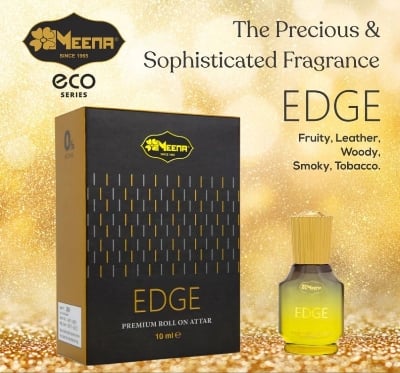 Picture of Meena Fragrances -EDGE Attar - 10ml Roll On - ECO Series-Red