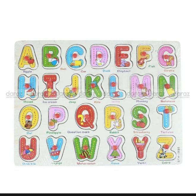 Picture of LETTER BOARD GAME TOY FOR YOUR KIDS LEARING - Baby Toys |-Multicolor